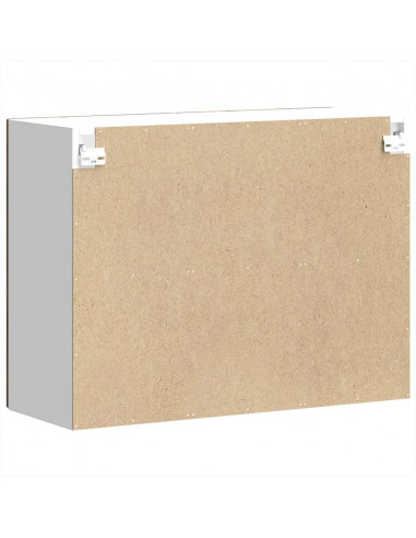 Pensile da Cucina con Porta in Vetro Kalmar Rovere Fumo