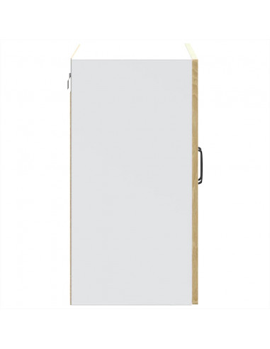 Pensile da Cucina con Porta in Vetro Kalmar Rovere Sonoma