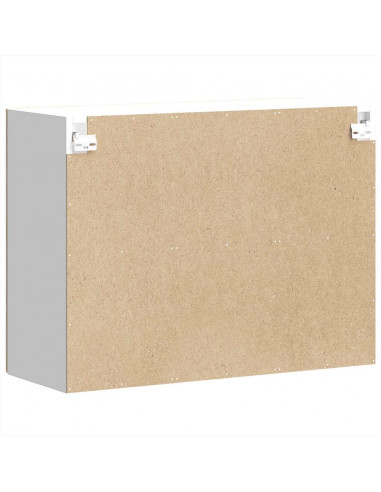 Pensile da Cucina con Porta in Vetro Kalmar Rovere Sonoma