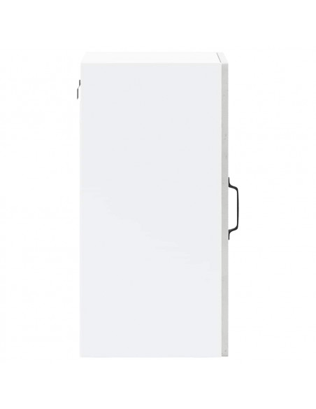 Pensile da Cucina con Porta in Vetro Lucca Grigio Cemento