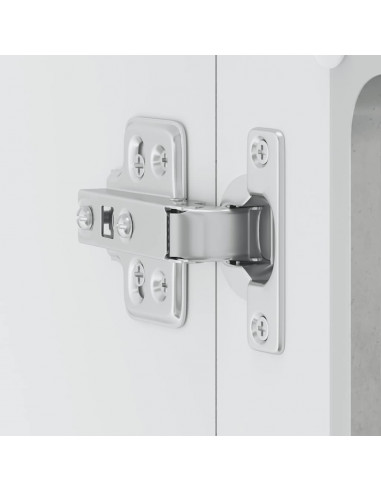 Pensile da Cucina con Porta in Vetro Lucca Grigio Cemento