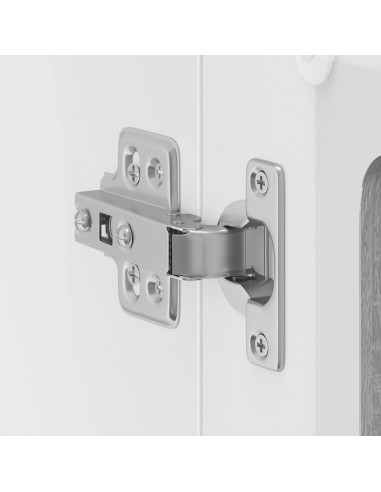 Pensile da Cucina con Porta in Vetro Lucca Grigio Sonoma