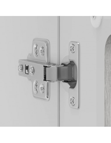 Pensile da Cucina con Porta in Vetro Lucca Grigio Sonoma