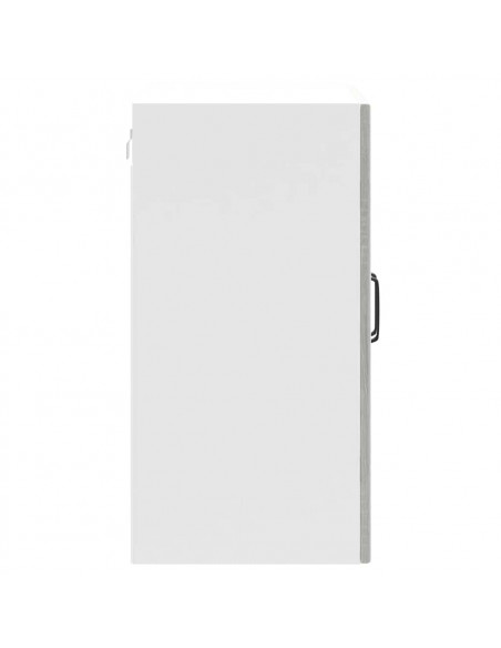 Pensile da Cucina con Porta in Vetro Lucca Grigio Sonoma