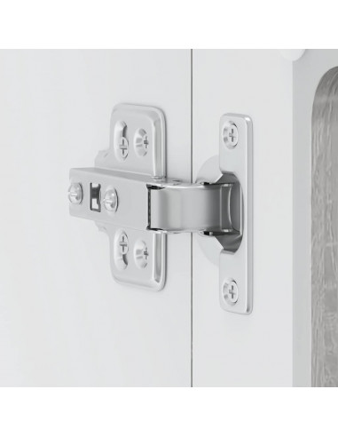 Pensile da Cucina con Porta in Vetro Lucca Grigio Sonoma