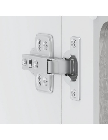 Pensile da Cucina con Porta in Vetro Lucca Grigio Sonoma