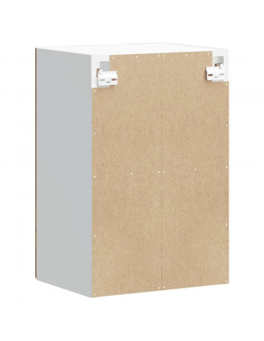 Pensile da Cucina con Porta in Vetro Lucca Legno Antico