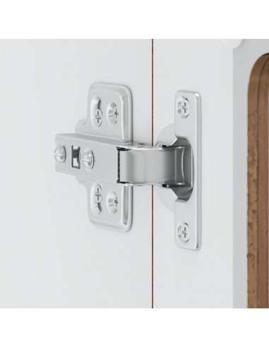 Pensile da Cucina con Porta in Vetro Lucca Legno Vecchio