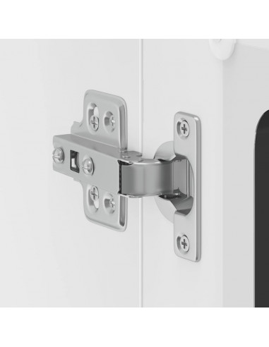 Pensile da Cucina con Porta in Vetro Lucca Nero