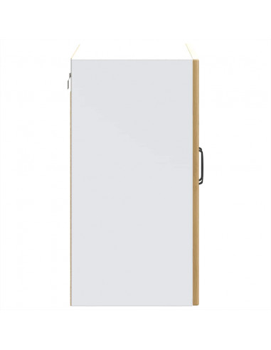 Pensile da Cucina con Porta in Vetro Lucca Rovere Artigianale