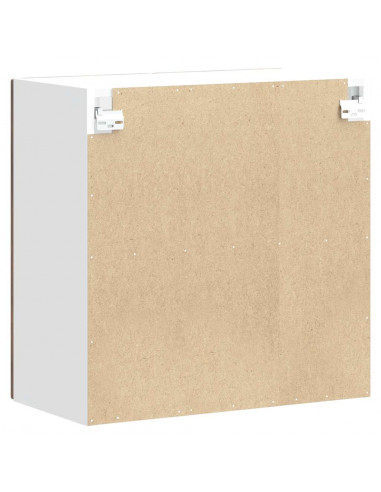 Pensile da Cucina con Porta in Vetro Lucca Rovere Fumo