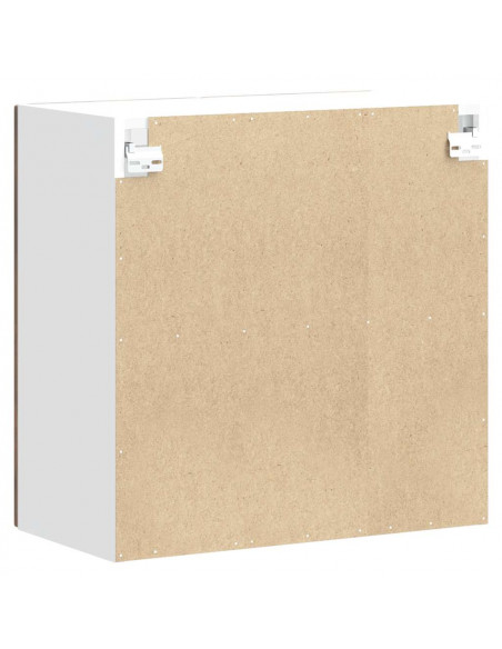 Pensile da Cucina con Porta in Vetro Lucca Rovere Fumo