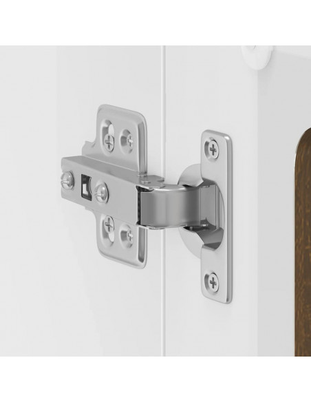 Pensile da Cucina con Porta in Vetro Lucca Rovere Marrone