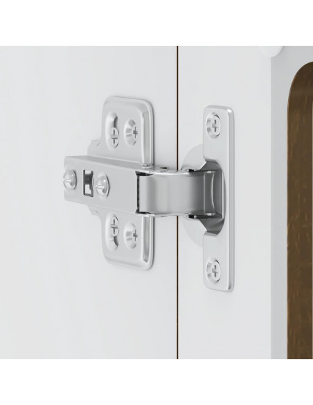 Pensile da Cucina con Porta in Vetro Lucca Rovere Marrone