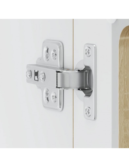 Pensile da Cucina con Porta in Vetro Lucca Rovere Sonoma