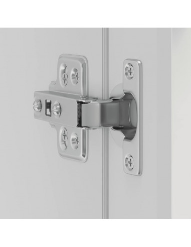 Pensile da Cucina con Porta in Vetro Porto Bianco Lucido