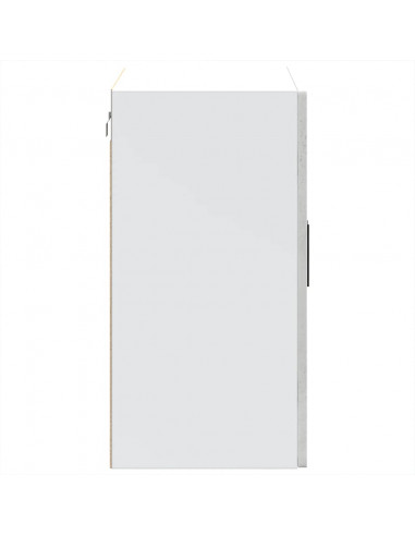 Pensile da Cucina con Porta in Vetro Porto Grigio Cemento