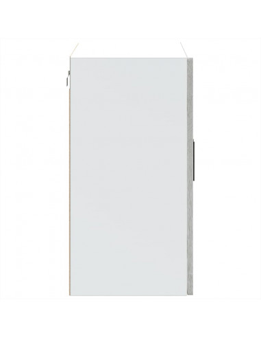 Pensile da Cucina con Porta in Vetro Porto Grigio Sonoma