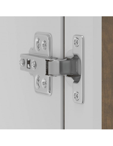 Pensile da Cucina con Porta in Vetro Porto Rovere Fumo