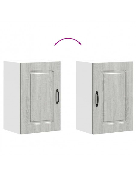 Pensile da Cucina Kalmar Grigio Sonoma in Legno Multistrato