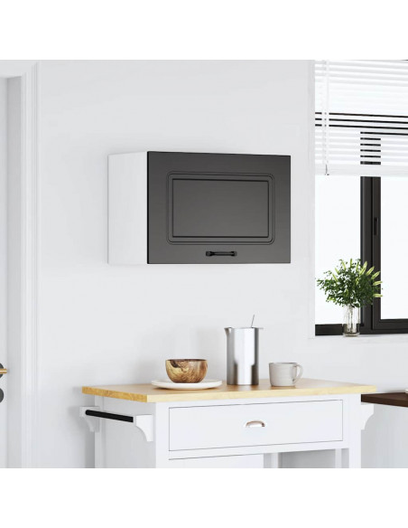 Pensile da Cucina Kalmar Nero in Legno Multistrato