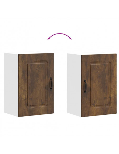 Pensile da Cucina Kalmar Rovere Fumo in Legno Multistrato