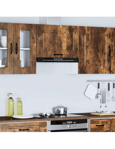 Pensile da Cucina Kalmar Rovere Fumo in Legno Multistrato