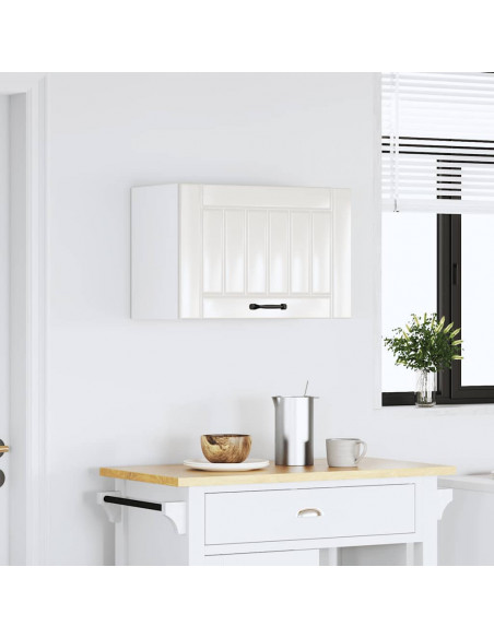 Pensile da Cucina Lucca Bianco Lucido in Legno Multistrato