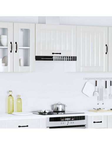 Pensile da Cucina Lucca Bianco Lucido in Legno Multistrato