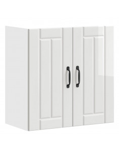 Pensile da Cucina Lucca Bianco Lucido in Legno Multistrato