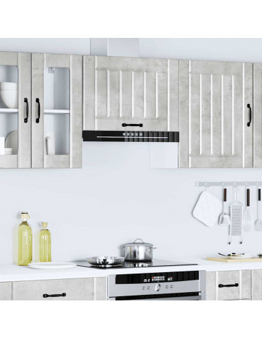 Pensile da Cucina Lucca Grigio Cemento in Legno Multistrato