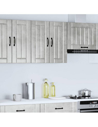 Pensile da Cucina Lucca Grigio Cemento in Legno Multistrato