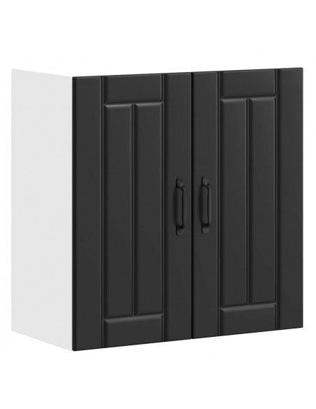 Pensile da Cucina Lucca Nero in Legno Multistrato