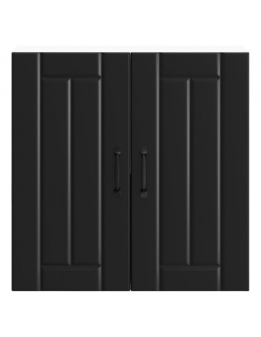 Pensile da Cucina Lucca Nero in Legno Multistrato