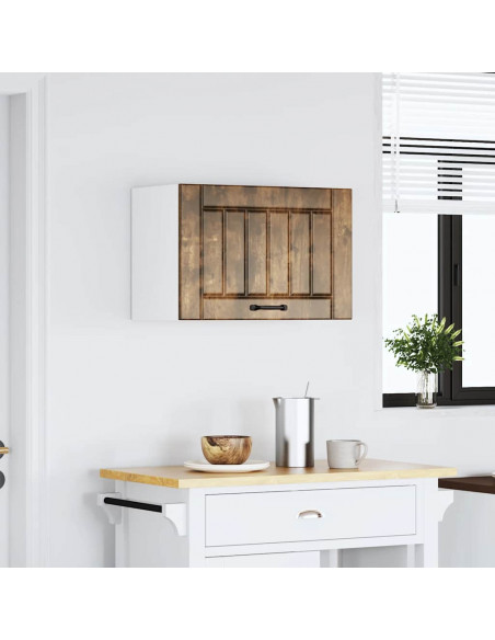 Pensile da Cucina Lucca Rovere Fumo in Legno Multistrato