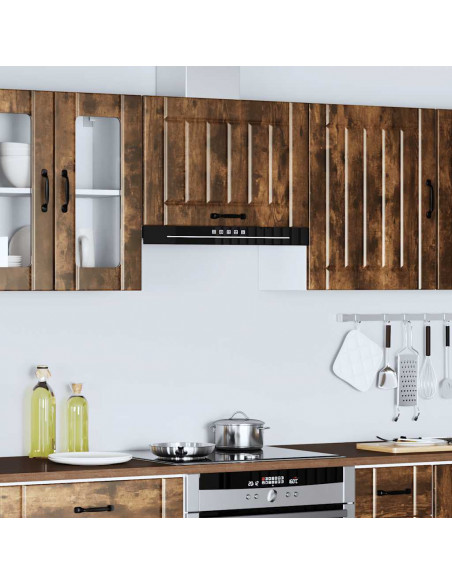 Pensile da Cucina Lucca Rovere Fumo in Legno Multistrato