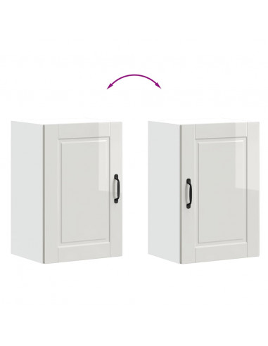 Pensile da Cucina Porto Bianco Lucido in Legno Multistrato