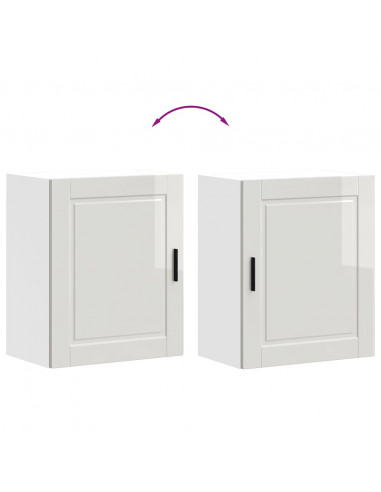 Pensile da Cucina Porto Bianco Lucido in Legno Multistrato