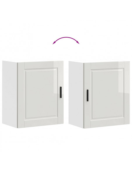 Pensile da Cucina Porto Bianco Lucido in Legno Multistrato