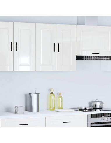 Pensile da Cucina Porto Bianco Lucido in Legno Multistrato