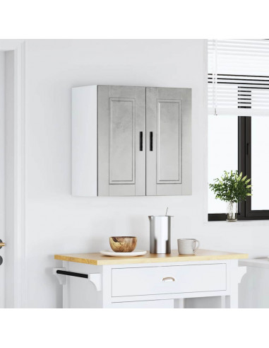 Pensile da Cucina Porto Grigio Cemento in Legno Multistrato