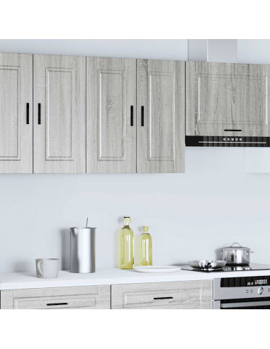 Pensile da Cucina Porto Grigio Sonoma in Legno Multistrato