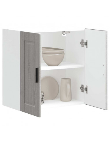 Pensile da Cucina Porto Grigio Sonoma in Legno Multistrato