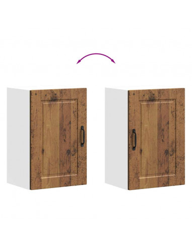 Pensile da Cucina Porto Legno Antico in Legno Multistrato