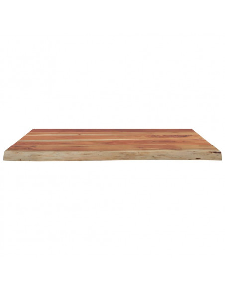Piano Bagno 70x60x3,8 cm Rettangolare Legno Massello di Acacia