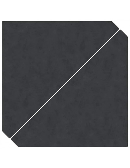Piastre per Parasole 2 pz in Granito Triangolare 14 kg Nero