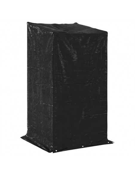 Rastrelliera per Legna con Copertura Antipioggia 100x100x200 cm