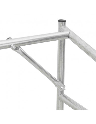 Rastrelliera per Legna con Copertura Antipioggia 100x40x200 cm