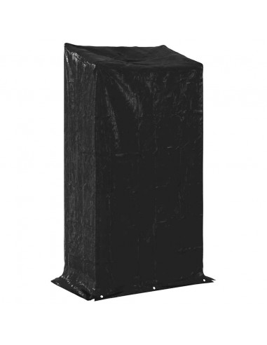 Rastrelliera per Legna con Copertura Antipioggia 100x60x200 cm