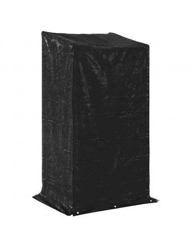 Rastrelliera per Legna con Copertura Antipioggia 100x80x200 cm